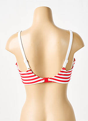 Haut de maillot de bain stretch haut soutien-gorge emboitant rouge FREYA femme