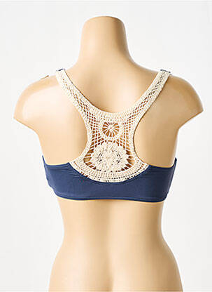 Haut de maillot de bain stretch haut soutien-gorge avec mousse de rembourrage amovible bleu ESPRIT femme