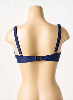 Haut de maillot de bain stretch haut soutien-gorge emboitant bleu ROSE POMME femme