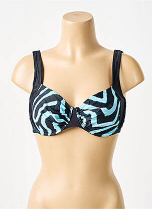 Haut de maillot de bain stretch haut soutien-gorge emboitant noir SUNMARIN femme