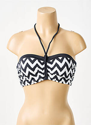 Haut de maillot de bain stretch haut bandeau noir FREYA femme