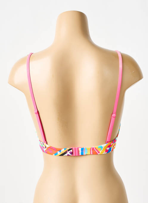 Haut de maillot de bain stretch haut soutien-gorge balconnet vert CHERRY BEACH femme