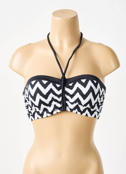 Haut de maillot de bain stretch haut bandeau noir FREYA femme