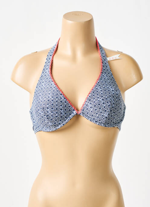 Haut de maillot de bain bleu ESPRIT pour femme