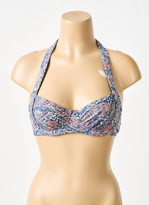 Haut de maillot de bain bleu ESPRIT pour femme
