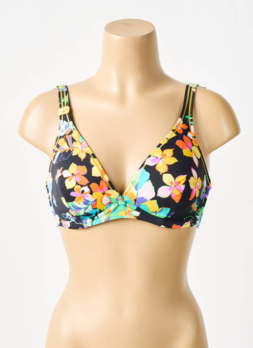 Haut de maillot de bain noir CHERRY BEACH pour femme