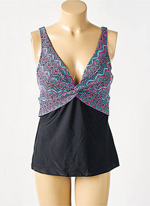 Haut de maillot de bain stretch haut soutien-gorge moulé noir SUNMARIN femme