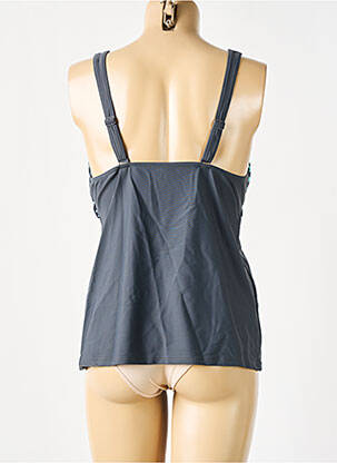 Haut de maillot de bain stretch haut soutien-gorge moulé gris SUNMARIN femme