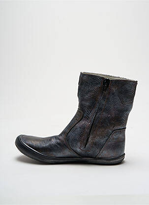 Bottines/boots tissage satiné gris BELLAMY fille