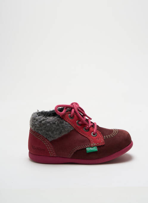 Bottillons violet KICKERS pour fille