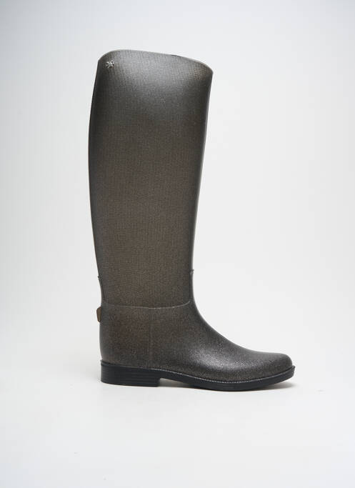 Bottes argent MEDUSE pour femme