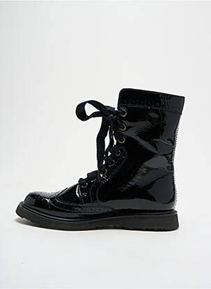 Bottines/boots bout rond talon plat jusqu'à 3cm noir GEOX femme