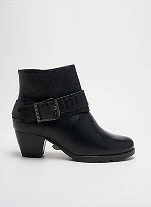 Bottines/boots matière lisse talon de 4 à 6cm noir JENNY ARA femme