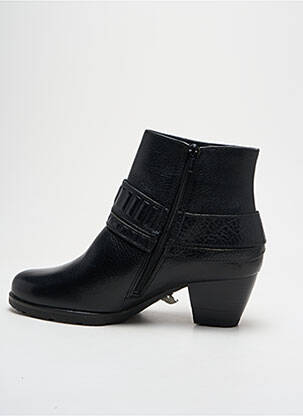 Bottines/boots matière lisse talon de 4 à 6cm noir JENNY ARA femme