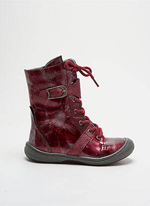 Bottines/boots semelle amovible bout rond violet BELLAMY fille