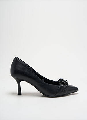 Ballerines matière lisse talon de 4 à 6cm noir TAMARIS femme