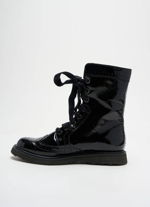 Bottines/boots bout rond talon plat jusqu'à 3cm noir GEOX femme