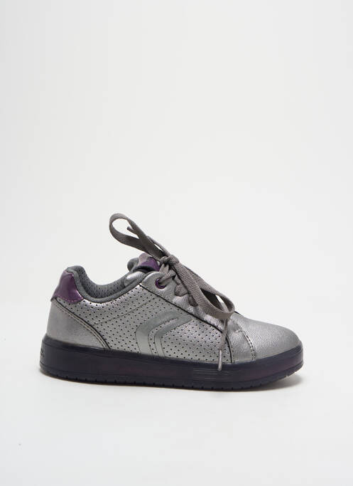 Baskets argent GEOX pour fille