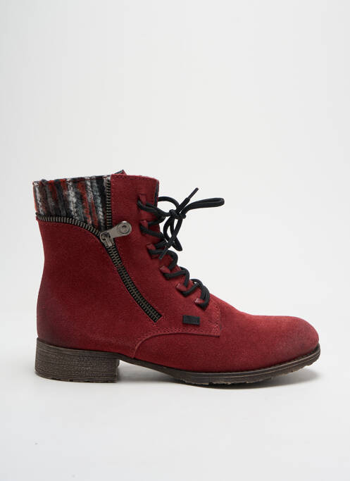 Bottines/Boots violet RIEKER pour femme