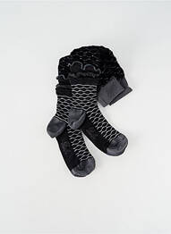 Chaussettes stretch gris BERTHE AUX GRANDS PIEDS femme