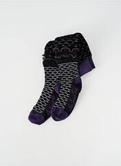 Chaussettes violet BERTHE AUX GRANDS PIEDS pour femme seconde vue