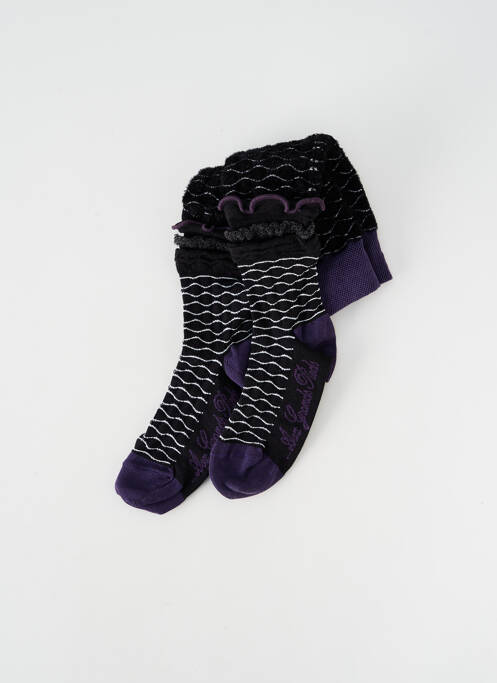Chaussettes violet BERTHE AUX GRANDS PIEDS pour femme