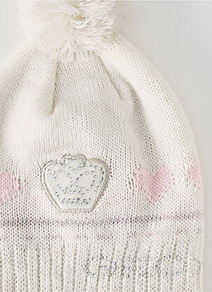 Bonnet imprimé fantaisie blanc GEOX fille