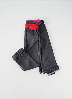 Legging stretch taille normale gris BERTHE AUX GRANDS PIEDS femme