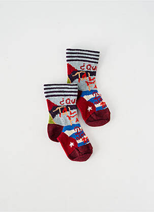 Chaussettes imprimé fantaisie violet BERTHE AUX GRANDS PIEDS enfant
