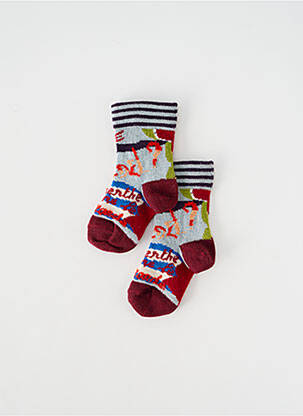 Chaussettes imprimé fantaisie violet BERTHE AUX GRANDS PIEDS enfant
