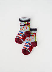 Chaussettes violet BERTHE AUX GRANDS PIEDS pour enfant seconde vue