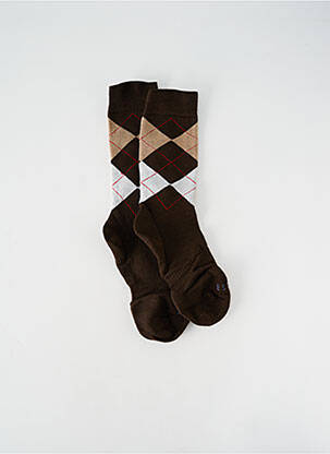 Chaussettes marron ESTEX pour homme