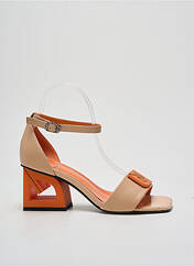Sandales/Nu pieds orange METAMORF'OSE pour femme seconde vue