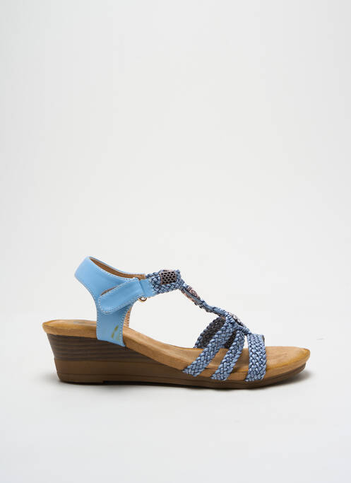 Sandales/Nu pieds bleu ELUE PAR NOUS pour femme