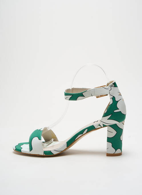 Sandales/Nu pieds vert ELUE PAR NOUS pour femme