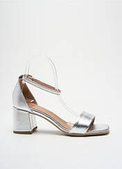 Sandales/Nu pieds argent METAMORF'OSE pour femme seconde vue