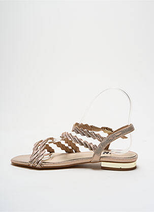 Sandales/nu pieds chiquet talon plat jusqu'à 3cm rose ELUE PAR NOUS femme