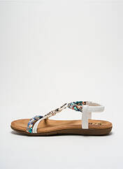 Sandales/Nu pieds blanc ELUE PAR NOUS pour femme seconde vue