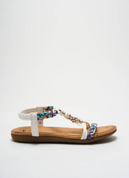 Sandales/Nu pieds blanc ELUE PAR NOUS pour femme