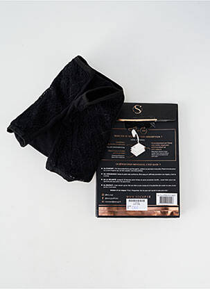 Culotte haute tissage dentelle noir SO'CUP femme