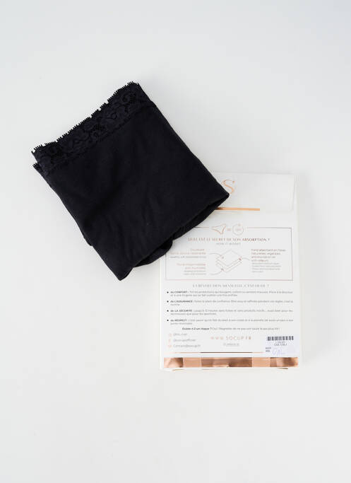 Culotte noir SOCUP pour femme