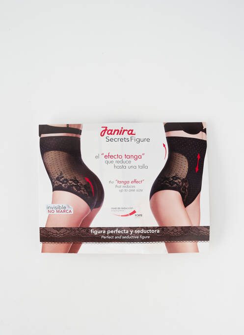 Culotte gainante noir JANIRA pour femme