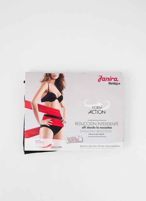 Culotte gainante noir JANIRA pour femme