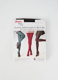 Collants stretch marron JANIRA femme