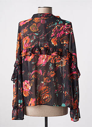 Blouse légère et transparente manches longues noir AMENAPIH femme
