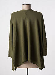 Gilet manches longues vert LA FEE MARABOUTEE pour femme seconde vue