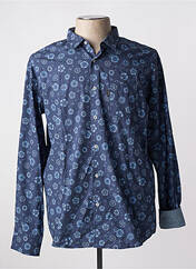 Chemise manches longues bleu JEZEQUEL pour homme seconde vue