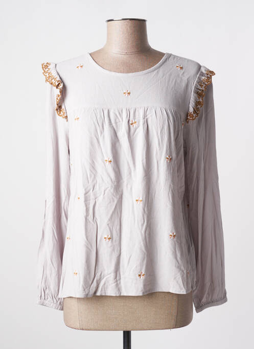 Blouse gris INDI & COLD pour femme
