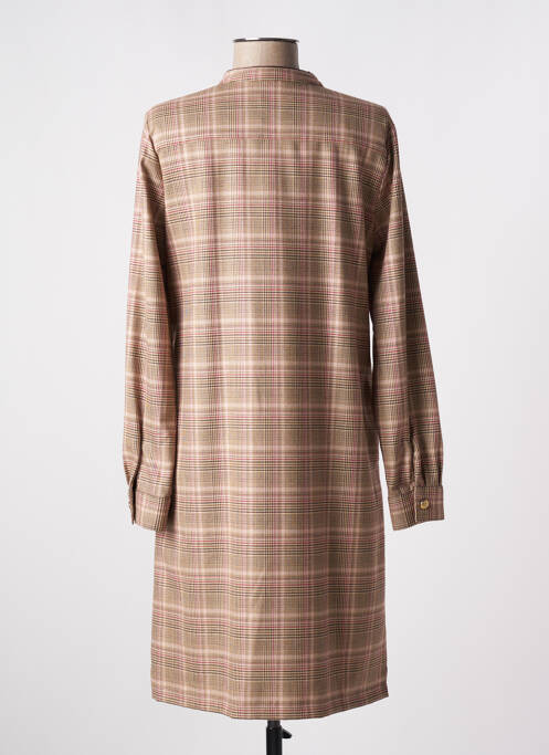 Robe mi-longue beige MOS MOSH pour femme