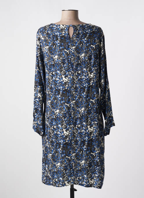 Robe mi-longue bleu LA FEE MARABOUTEE pour femme